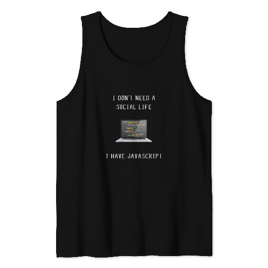 Programmer For Coder Engineer Developer Javascript Tee 1 Tank Tops