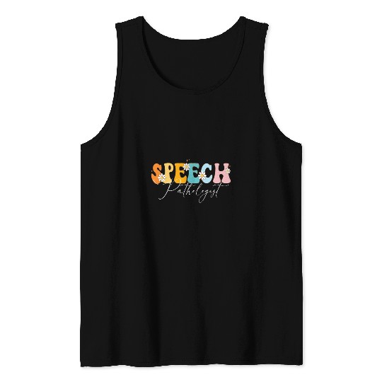 Speech Therapy Speech Language Pathologist Therapist SLP 2 Tank Tops