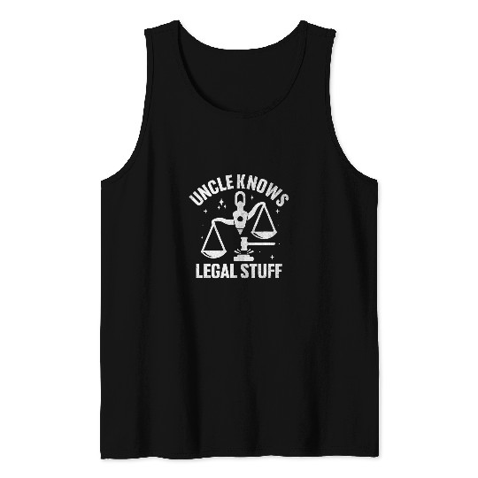 Funny Attorney Law School Uncle Lawyer Law Firm Relatives 12 Tank Tops