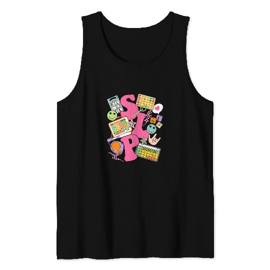Speech Therapy Speech Language Pathologist Therapist 2 Tank Tops