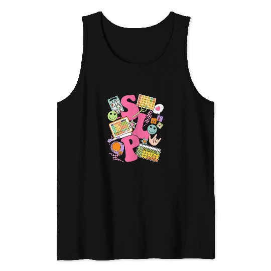 Speech Therapy Speech Language Pathologist Therapist 2 Tank Tops