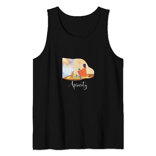 Apricity Tee Cozy Winter Reading Tank Tops