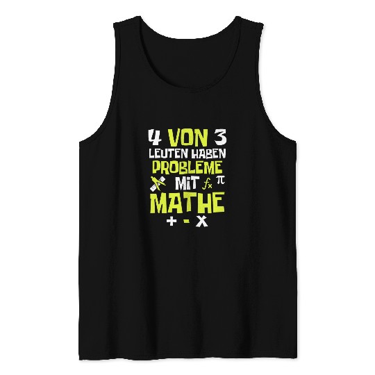 Maths Maths Funny Maths Teacher School University Tank Tops
