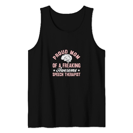 Speech Therapist Speech Language Pathologist Mom Tank Tops