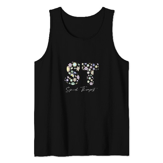 Speech Therapist Cute Speech Language Pathologist Tank Tops
