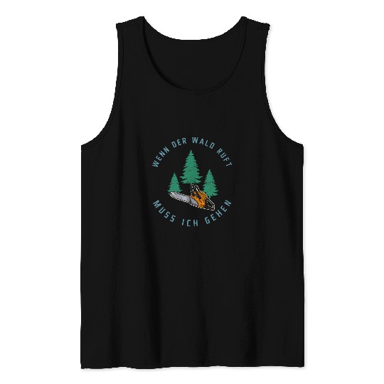 Sawmill Carpenter Carpenter Woodworker Chainsaw Profession 60 Tank Tops