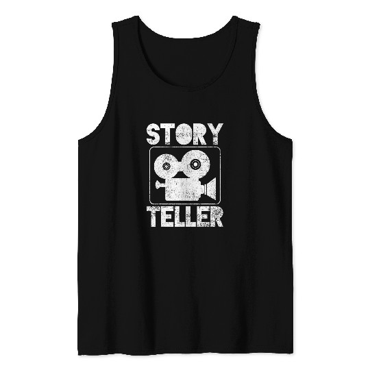Story Teller Movie Director Filmmaker Tank Tops