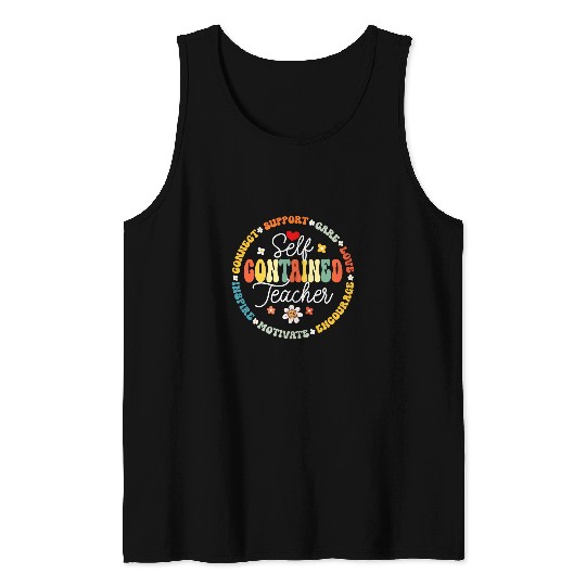 Self Contained Teacher Appreciation Week Back to School 2 Tank Tops