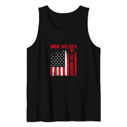 MBA Student Business Degree Graduation 80 Tank Tops