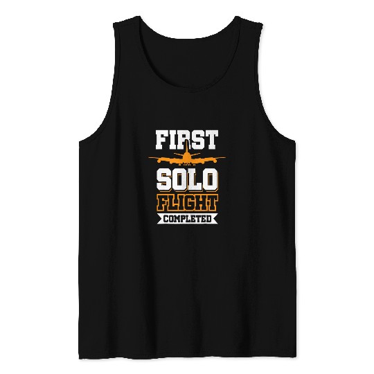 First Solo Flight Completed Tank Tops