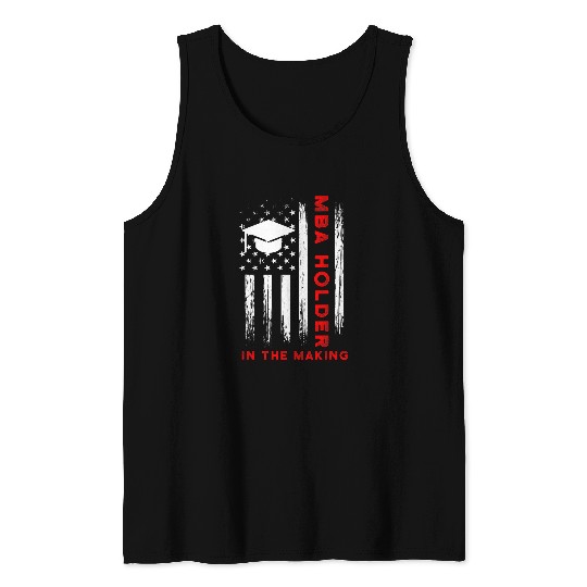 MBA Student Business Degree Graduation 121 Tank Tops