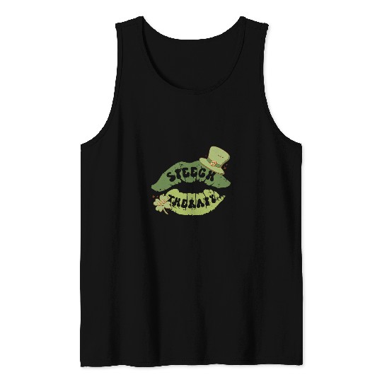 st patricks day speech rapy slp rapist Tank Tops