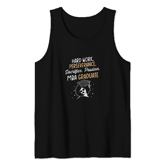MBA Student Business Degree Graduation 19 Tank Tops