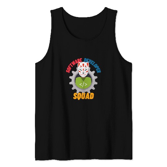 Graphic Software Developer squad Tank Tops