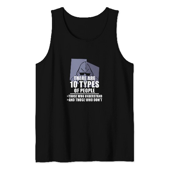 Funny Binary Code Saying Computer Science Programmer Tank Tops