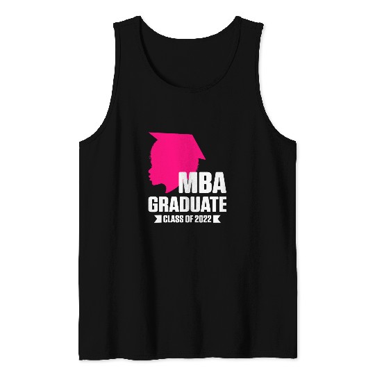 MBA Student Business Degree Graduation 1 Tank Tops