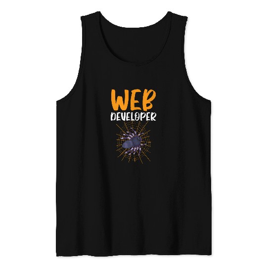 Web Developer Programmer Code Website Development 3 Tank Tops