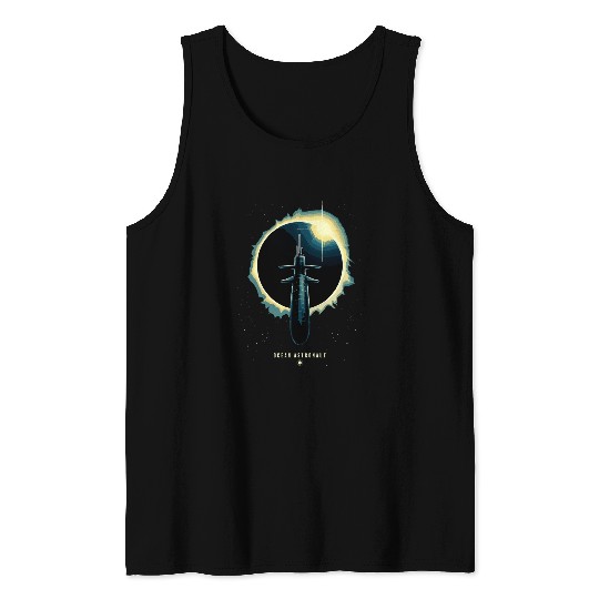 Submariner Quote UBoat Total Solar Eclipse Submarine Tank Tops