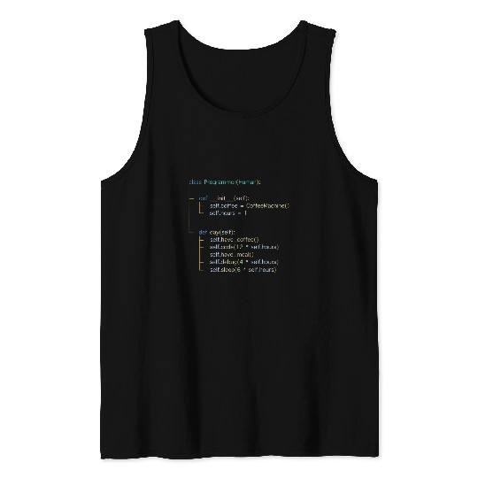 Python Programmer Day In The Life Coding Computer Science Tank Tops