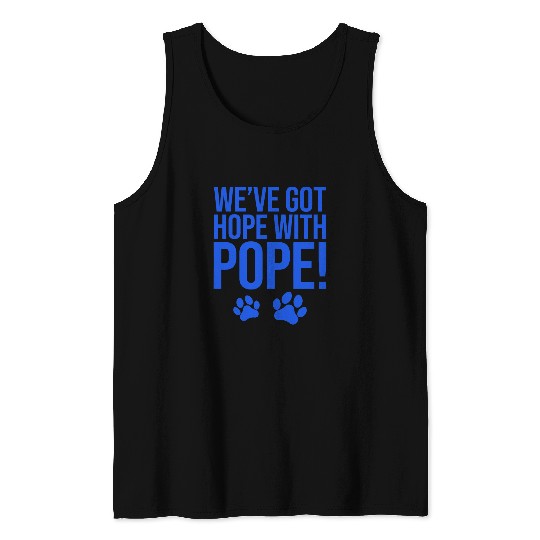 Weve Got Hope With The Pope Kentucky Paw Print 11 Tank Tops
