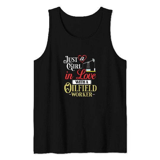 Womens Oilfield Wife Worker Oil Rig Drilling Derrickhand Roughneck 2 Tank Tops