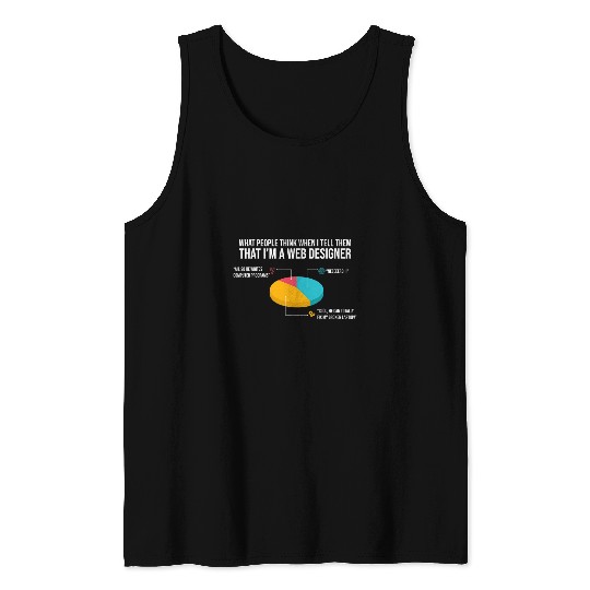 Website Programmer Funny Web Designer Web Developer Tank Tops