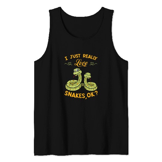 Snake Lovers Reptile Owner Herpetology Zoology Zoologist Tank Tops