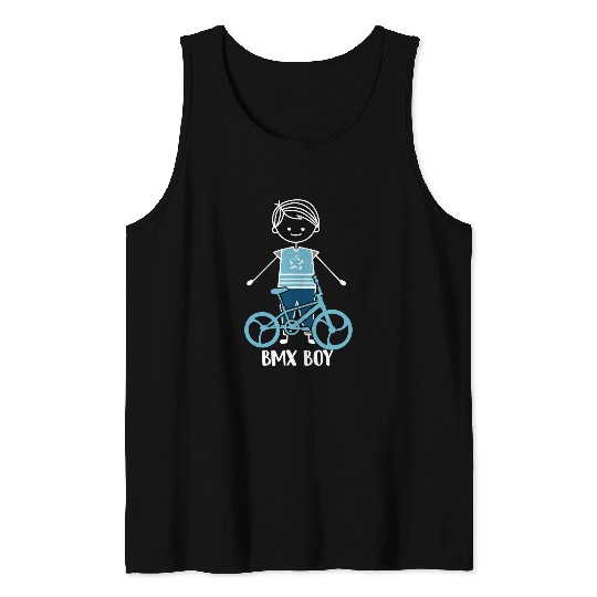 BMX Boy Rider BMX Biker BMXer Tank Tops