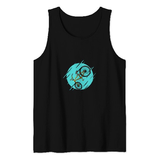 BMX Biker Gift Bicycle Bike Cyclist Extreme Sports 4 Tank Tops