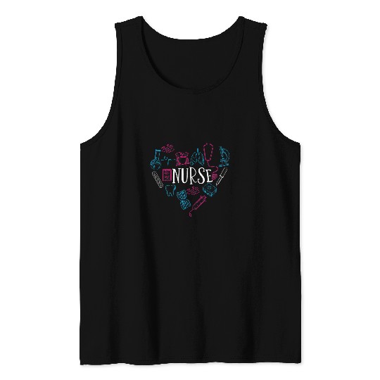 nurses Love Nursing Student RN Life 1 Tank Tops