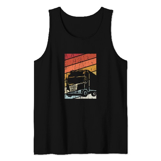 Mens Truck Yeah Truck driver trucker saying trucker 2 Tank Tops