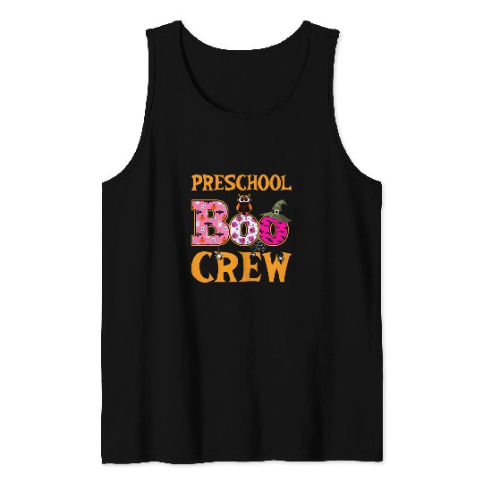 Preschool Boo Crew Halloween Prek Preschool Teacher Student 1 Tank Tops