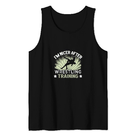 Im nicer after Wrestling training Trainer Wrestling Tank Tops