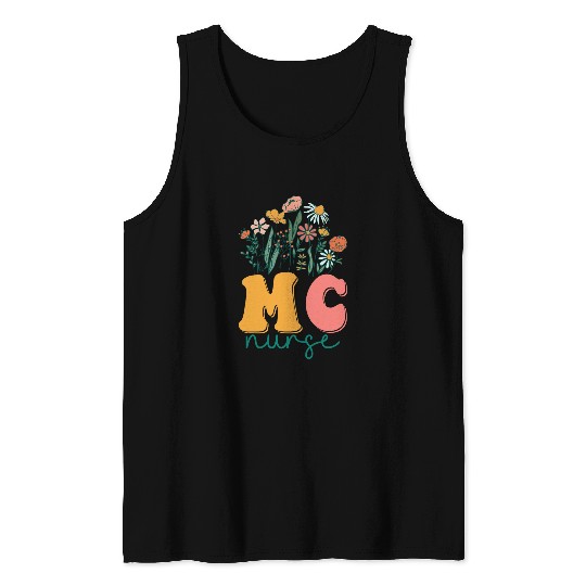 Groovy Wildflower Managed Care nurses Tees Tank Tops
