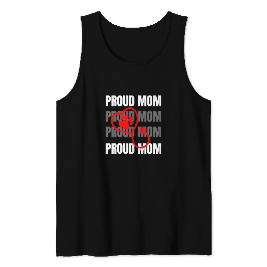 Proud Mother of Veterinarian Mothers Day Mama Mom 1 Tank Tops