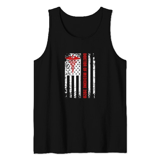 Med School Patient Care medicals Doctor MD Degree Graduation Tank Tops