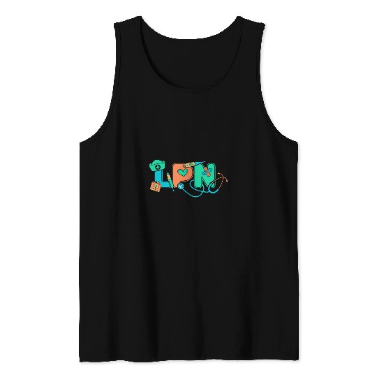 LPN nurses Licensed Practical Nursing Student Graduation Tank Tops