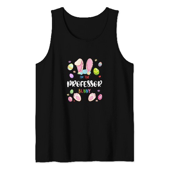 Im The Professor Bunny Easter Party Matching Family Tank Tops