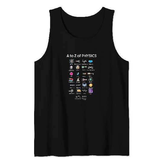 Quantum Physics String Theory Physics Student Science Tank Tops