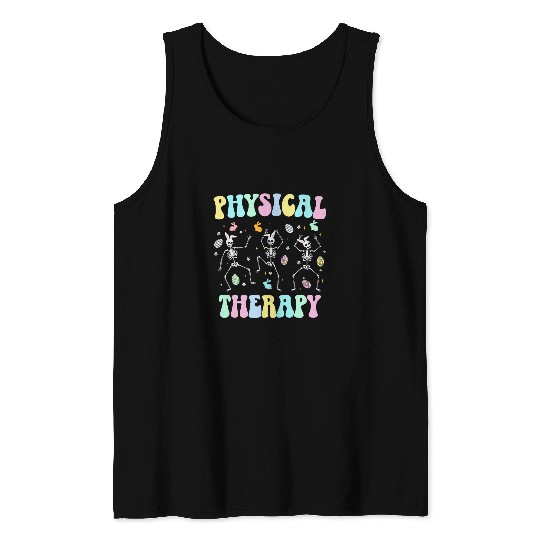 Physical Therapy Easter Physical Therapist Easter Day 2024 Tank Tops