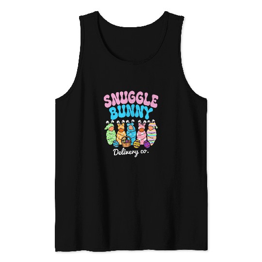 Snuggle Bunny Delivery Co Easter LD nurses Mother Baby nurses 4 Tank Tops