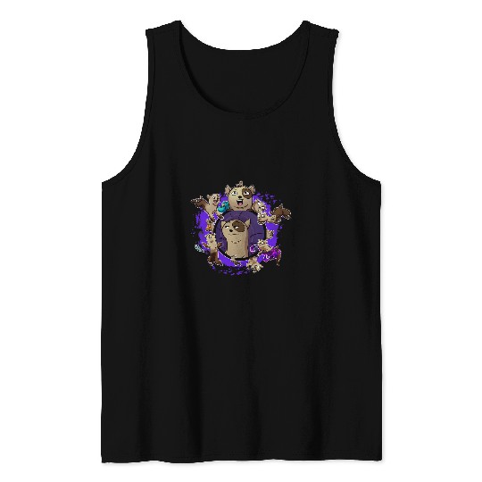 mens veterinarian dad daddy fars day believed in her Tank Tops