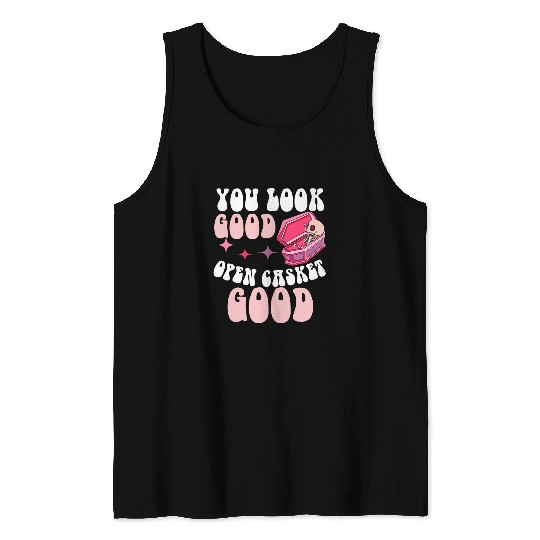 men women funny funeral service worker mortician humor 10 Tank Tops