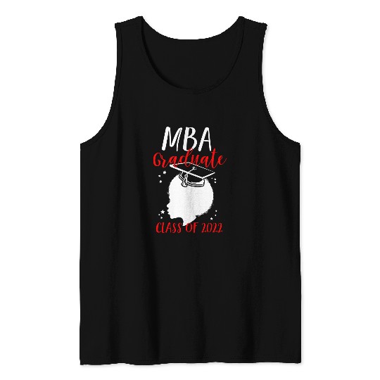 MBA Student Business Degree Graduation 1 Tank Tops
