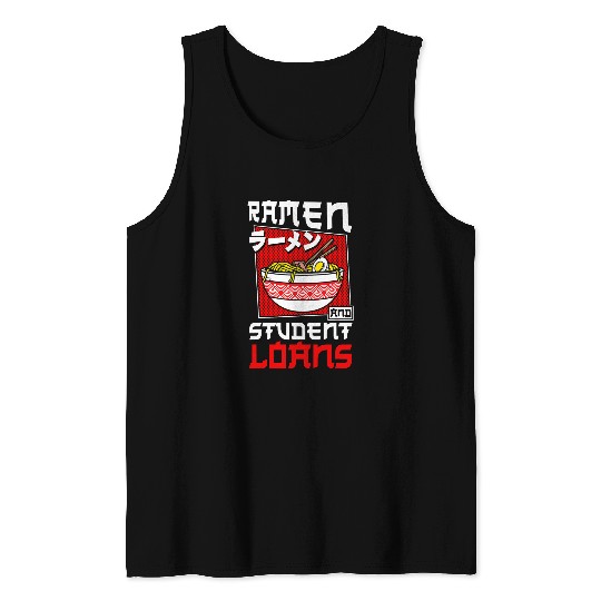 Ramen Noodle Bowl Love Japanese Kawaii Ramen And Student 2 Tank Tops