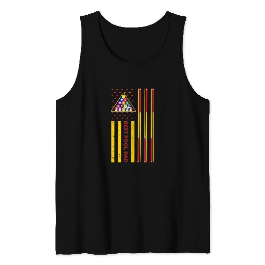 Mens Pool Billiard For Pool Player Billiard Player 4 Tank Tops