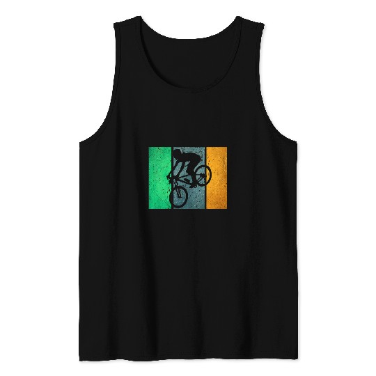 BMX MTB Stunts Bike Bicycle Hike Funny Motocross 3 Tank Tops