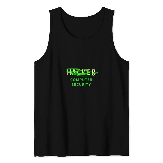 Computer Security Funny Programmer Hackathon Costume Tank Tops