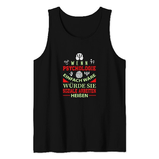 If psychology would be easy for a student Tank Tops