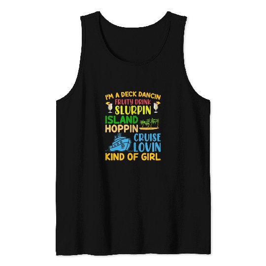 Cruise Ship Accessories Island Hoppin Cruise Boat Tank Tops